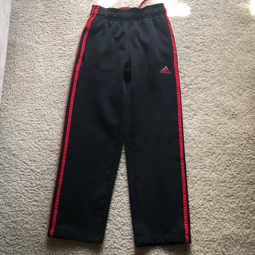 Adidas climawarm fleece lined pants drawstring waist